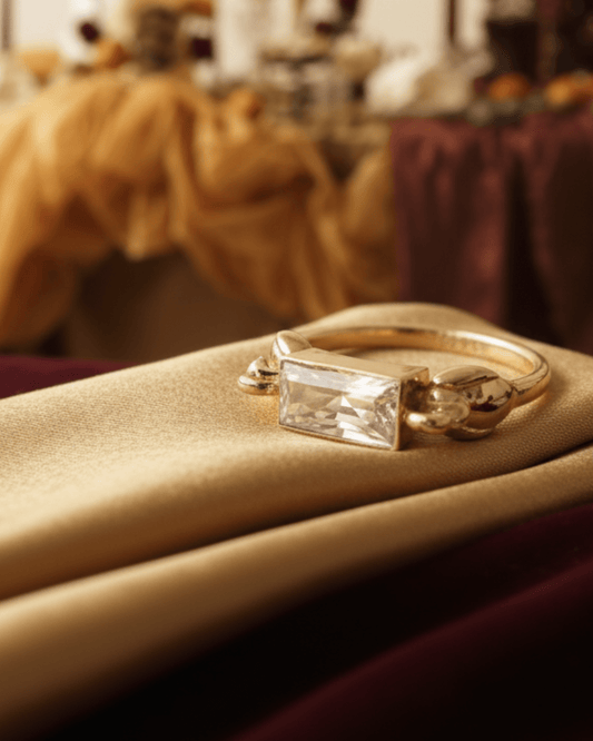 Heritage Baguette Polki RIng - Khas