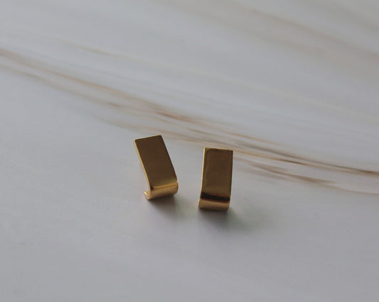 Pal Earrings - Elegant Gold Studs