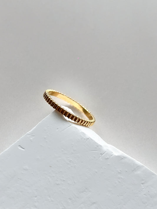 Leela Ring - Gold Birthstone Ring